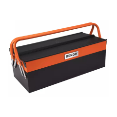 CAJA HERRAMIENTA METALICA  KENDO # 90200 3 BANDEJAS 46X20X16 CMS