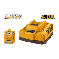 CARGADOR  BATERIA INGCO  4AH INDUSTRIAL RAPIDO  20V # FCLI20411-7 (C)
