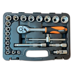 LLAVE DADO KENDO 3/8 DR #90598 JGO. 22 PZAS