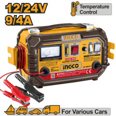 CARGADOR BATERIAS INGCO 12/24VOLT #ING-CB1601