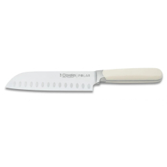 CUCHILLO TRES CLAVELES FORJADO # 1072 SANTOKU  POLAR COCINA 17,5 CMS