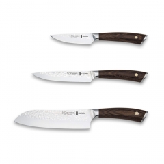 CUCHILLO TRES CLAVELES  #1026 SAKURA COCINERO JGO.3 PZAS.