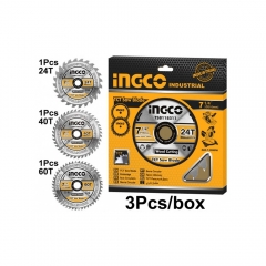 DISCO INGCO CORTE MADERA  JGO.3 PZAS.7 1/4