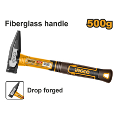 MARTILLO HOJALATERO INGCO MANGO FIBRA VIDRIO 500 GRS. # HMH82500