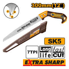 SERRUCHO DE PODA INGCO RECTO INDUSTRIAL 300MM/12