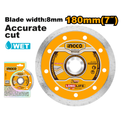 DISCO DIAMANTADO CONTINUO INGCO HUMEDO 180 (7