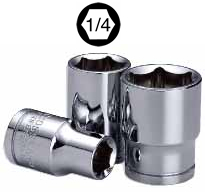 LLAVE DADO CROSSMAN 1/4 DR  6 PTA. #96-020- 9/16