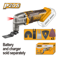 HERRAMIENTA MULTIFUNCIONAL INGCO INALAMB. S/BATERIA S/CARGADOR # CMLI2022