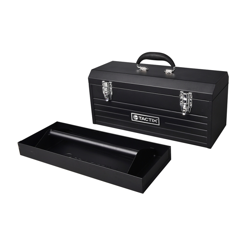 CAJA HERRAMIENTAS TACTIX #321100 METALICA C/BANDEJA 51 CM