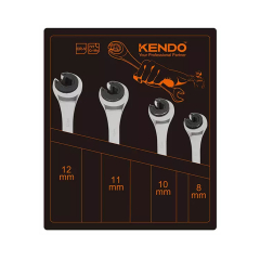 LLAVE ABOCINADA CON CHICHARRA KENDO JGO. 4 PZAS. # 15380