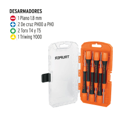 ATORNILLADOR TRUPER JOYERO - 6PZ # JOY-6  (14202)