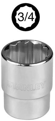 LLAVE DADO STANLEY 3/4 DR   13/16