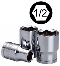 LLAVE DADO CROSSMAN 1/2 DR SH DE 15 MM