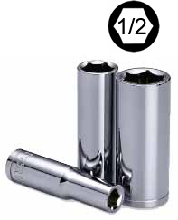 LLAVE DADO LARGO CROSSMAN 6 PTA 1/2 DR #96481-1/2