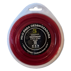 HILO PARA ORILLADORA BONHOEFFER REDONDO 2,7 MM 15 MT. # BON-TLINE-006