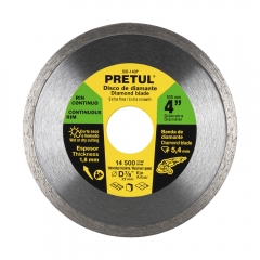 DISCO CORTAR PRETUL (TRUPER)  DIAMANTADO CONTINUO # DID-140P  4
