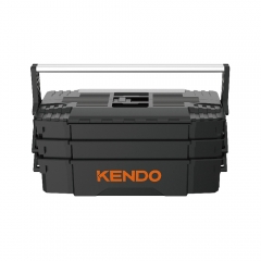 CAJA HERRAMIENTAS KENDO # 90275  PLASTICA BANDEJAS PLEGLABES