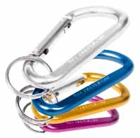 MOSQUETON PRETUL (TRUPER) FIJO T/LLAVERO 8 CM. # PE-BAN-30  (65002)