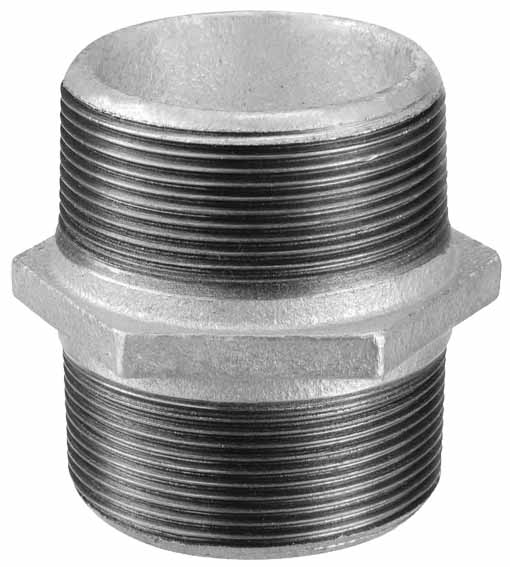 NIPLE HEXAGONO GALV.   1/4