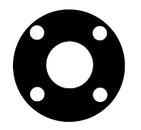 FLANGE NEGRO PN 10 DIN 2576 - 1.1/2