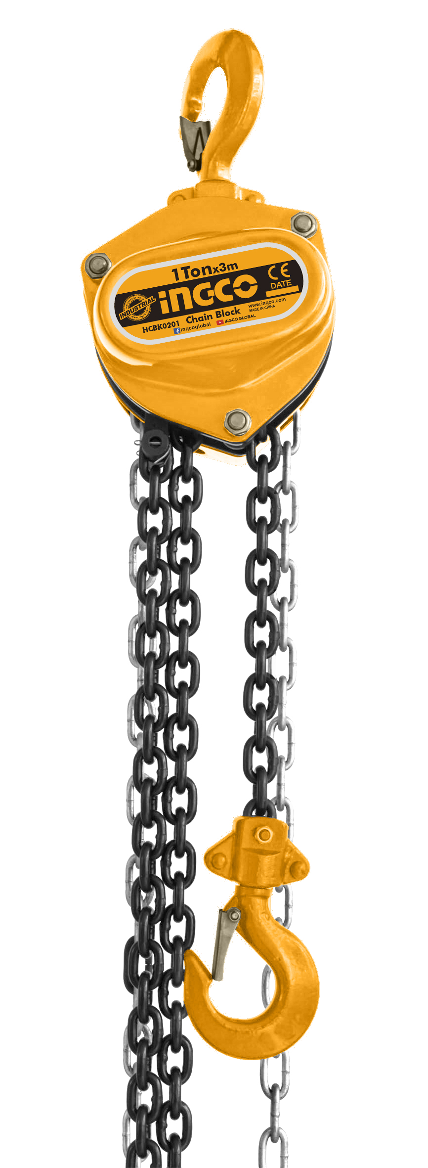 TECLE INGCO CADENA 1 TON X 3 MTS # HCBK0201