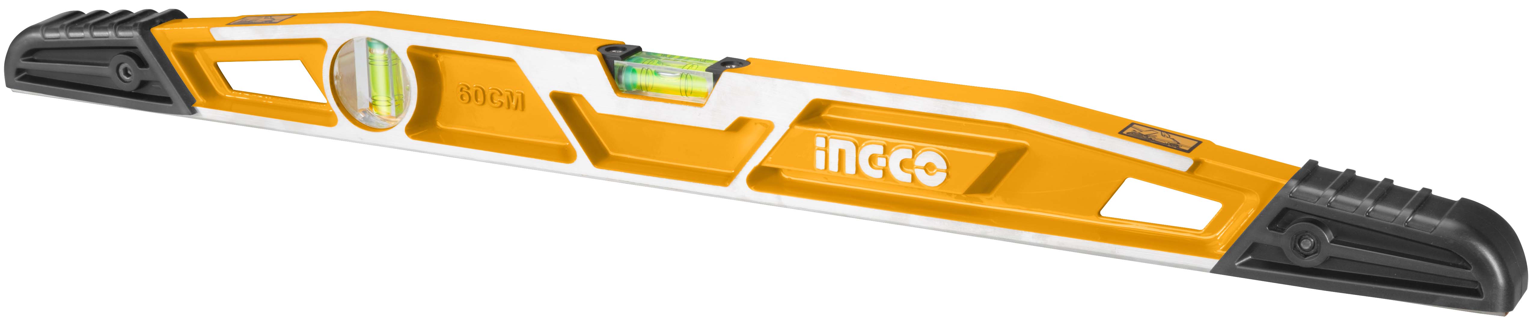 NIVEL INGCO ALUMINIO INDUSTRIAL CONICO 60 CM. DOS AGUAS  # HBSL08060